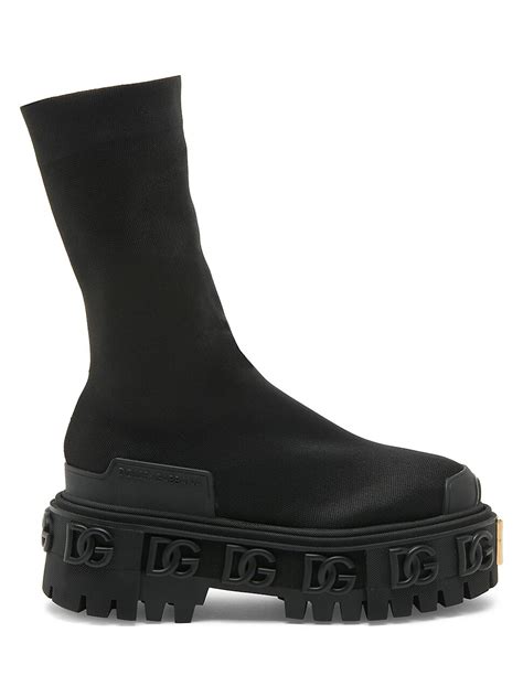 dolce gabbana sock boots|Dolce & Gabbana boots men.